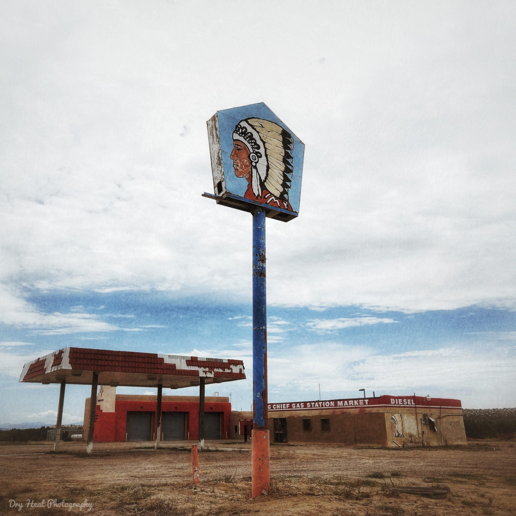 The Big Chief Gas Station Market is now used as a film set in movies and television.