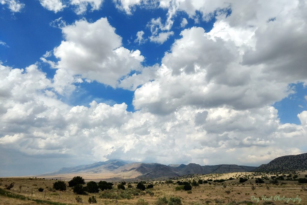 Manzano Mountain range near Mountainair, New Mexico