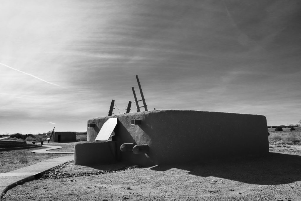 A kiva at the Coronado Historic Site in Bernalillo, New Mexico.