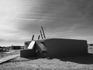 A kiva at the Coronado Historic Site in Bernalillo, New Mexico.