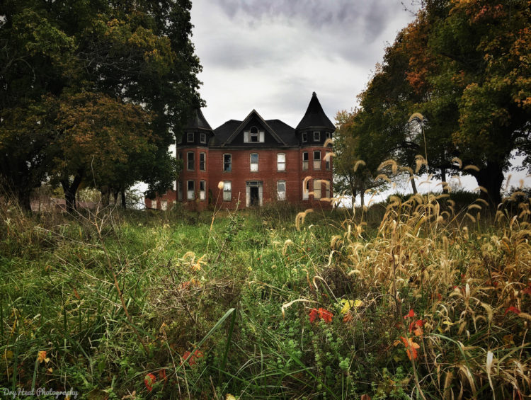 Abandoned house in the Ballenger Creek area of Frederick, Maryland.