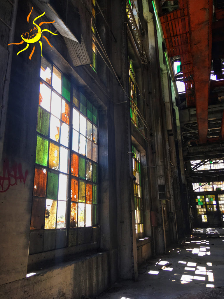 Abandoned building at the Albuquerque Rail Yards.