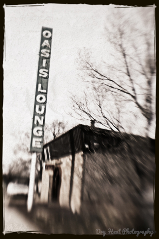 Oasis Lounge in the Route 66 town of Ashfork, Arizona.