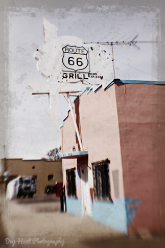 Route 66 grill in Ashfork, Arizona.