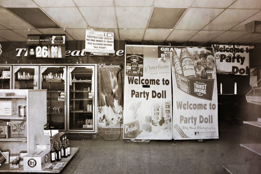 Interior shot of the Party Doll in Belen, New Mexico.