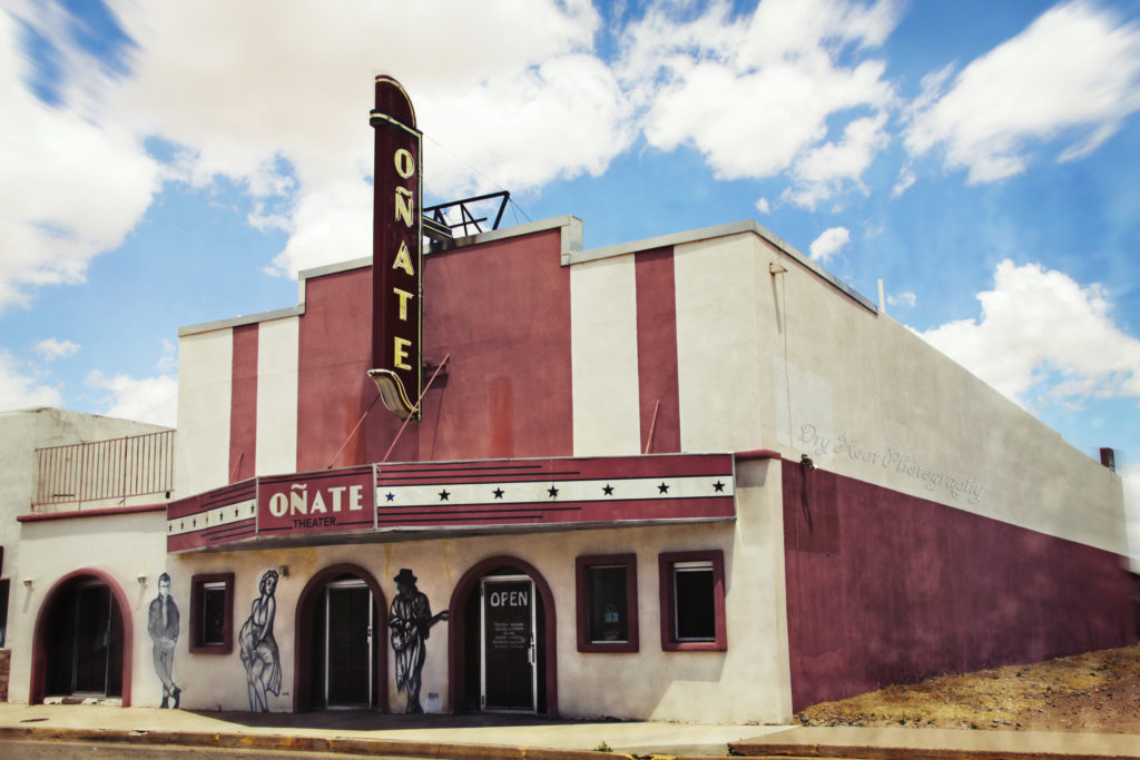 The historic Onate Theater in Belen, New Mexico.
