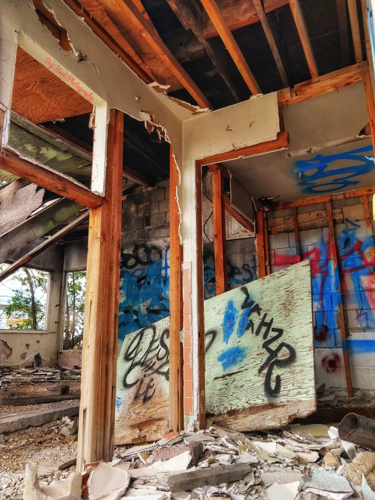 Abandoned Whiting Bros Gas Station near Grants, New Mexico.