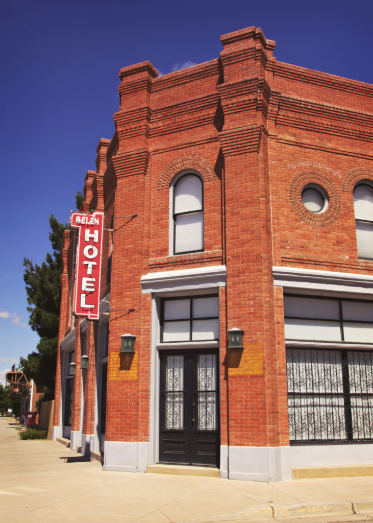 The historic Belen Hotel is now a private residence.