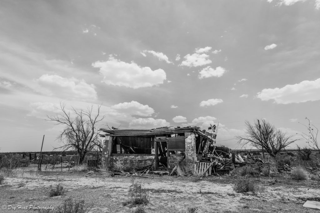 Carlos's Place in the Route 66 ghost town of Newkirk, New Mexico.