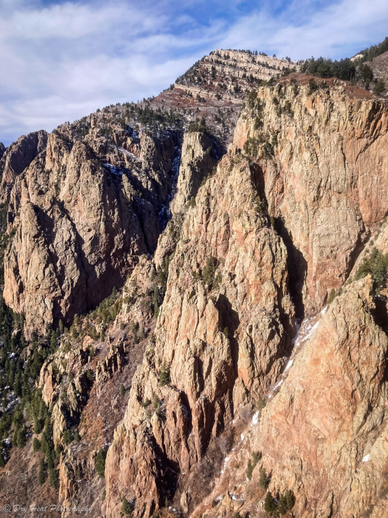 Sandia Mountains as seen from the tram.