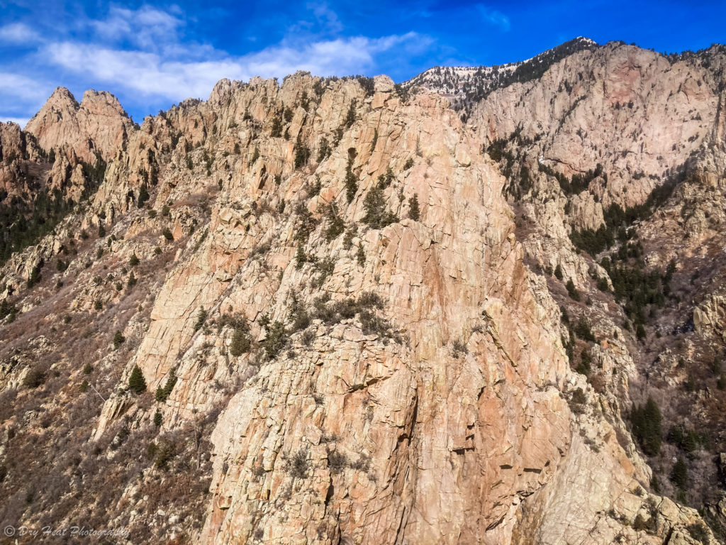 Sandia Mountains as seen from the tram.