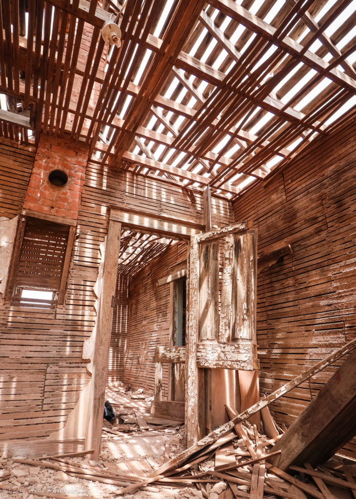 Abandoned house in the Route 66 ghost town of Cuervo, New Mexico.