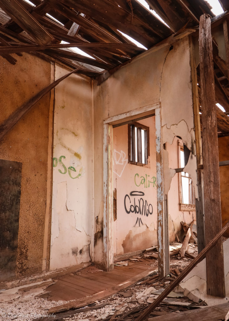 Abandoned house in the Route 66 ghost town of Cuervo, New Mexico.