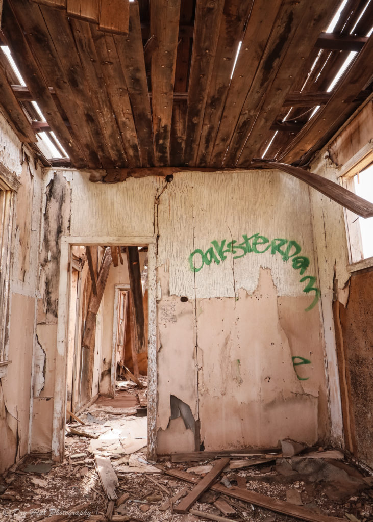Abandoned house in the Route 66 ghost town of Cuervo, New Mexico.