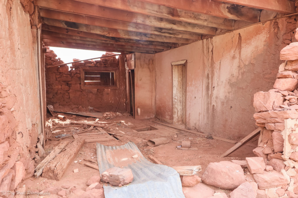 Abandoned house in the Route 66 ghost town of Cuervo, New Mexico.