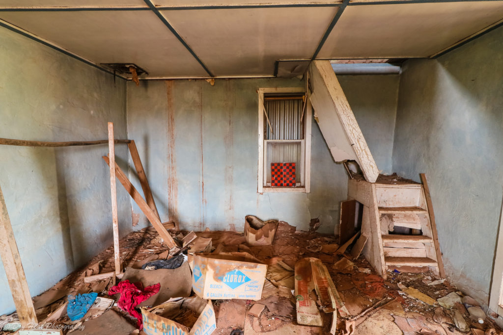 Abandoned house in the Route 66 ghost town of Cuervo, New Mexico.