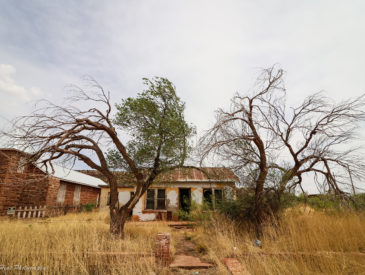 Abandoned house in the Route 66 ghost town of Cuervo, New Mexico.