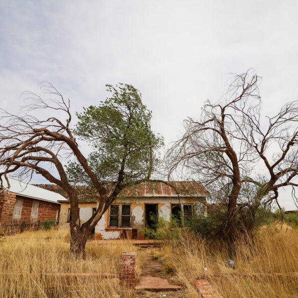 Abandoned house in the Route 66 ghost town of Cuervo, New Mexico.