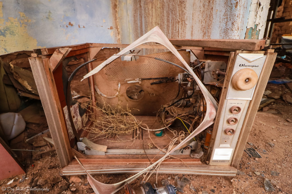 Abandoned house in the Route 66 ghost town of Cuervo, New Mexico.
