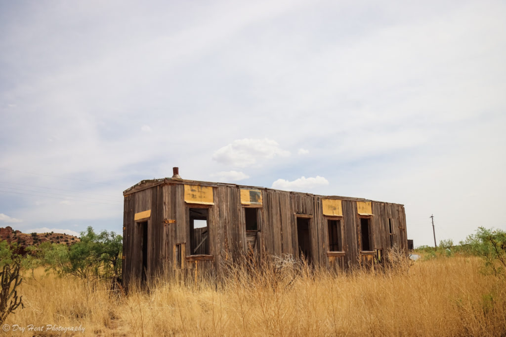 Abandoned house in the route 66 ghost town of Cuervo, New Mexico.
