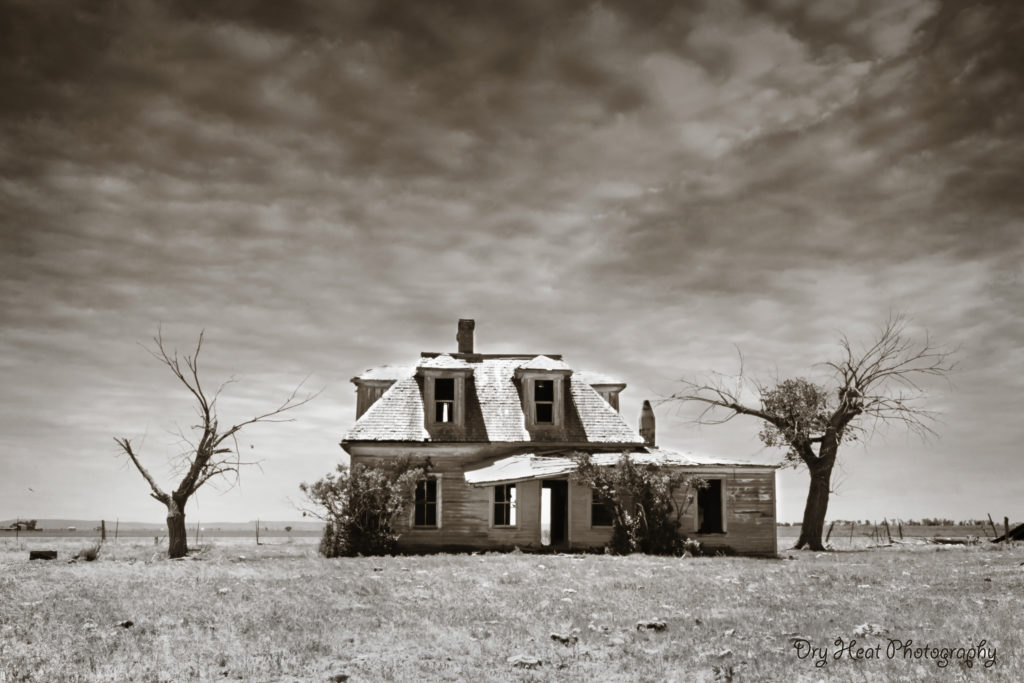 Abandoned Sears and Roebuck house in Estancia, New Mexico.