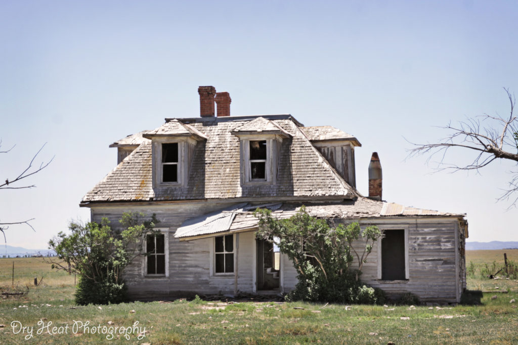 Abandoned Sears and Roebuck house in Estancia, New Mexico.