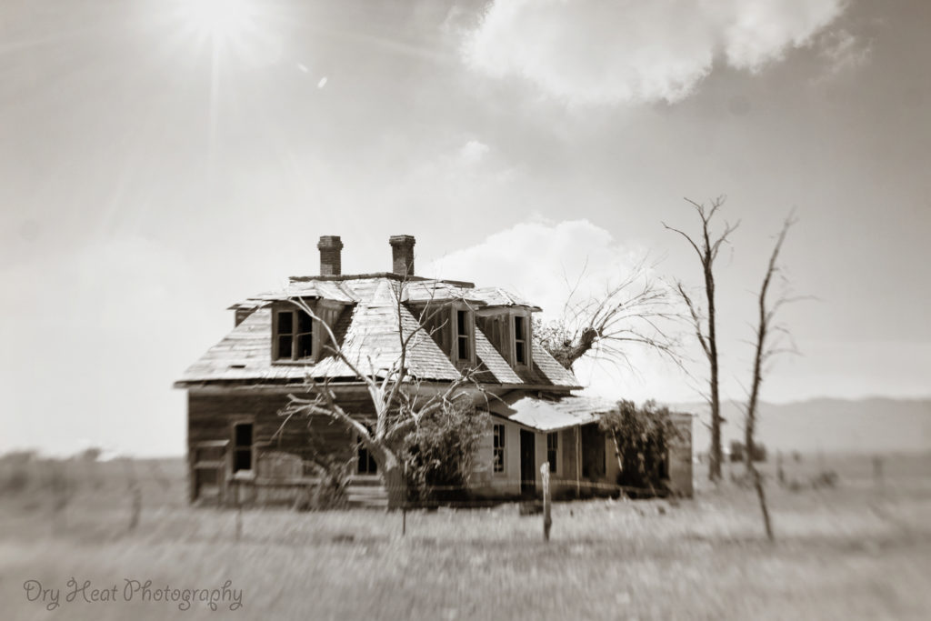 Abandoned Sears and Roebuck house in Estancia, New Mexico.