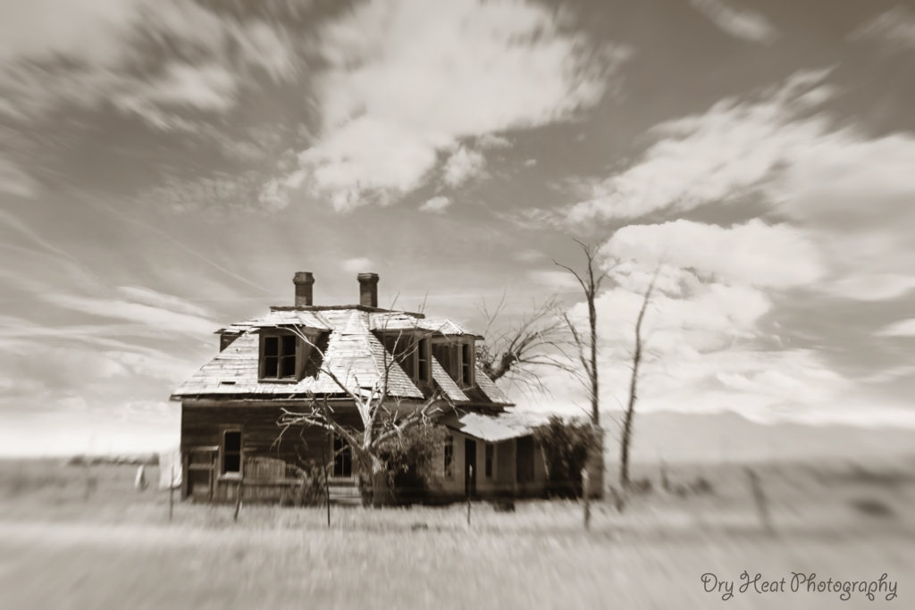 Abandoned Sears and Roebuck house in Estancia, New Mexico.