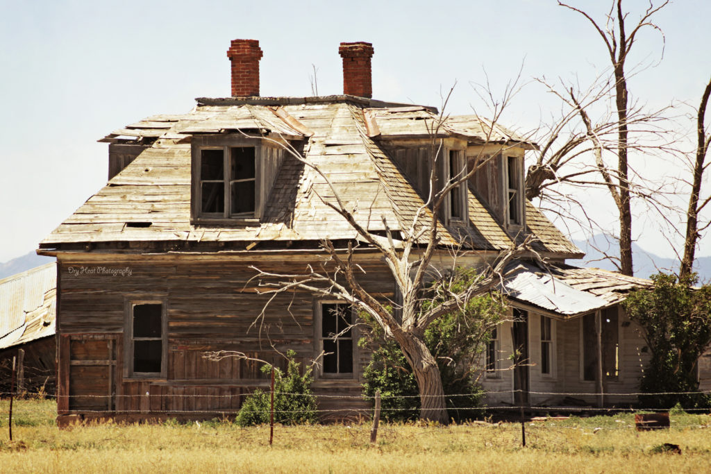 Abandoned Sears & Roebuck house in Estancia, New Mexico.