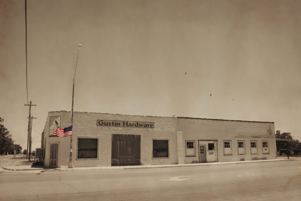 Gustin Hardware in Estancia, New Mexico.