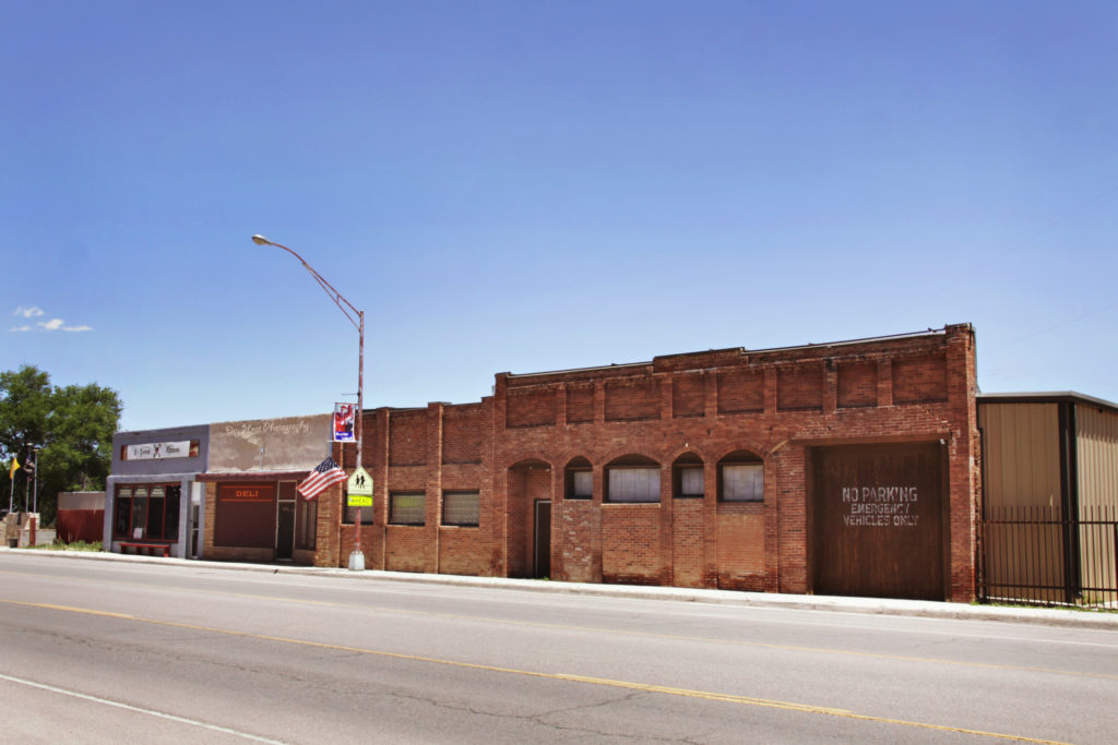 Main street in Estancia, New Mexico.