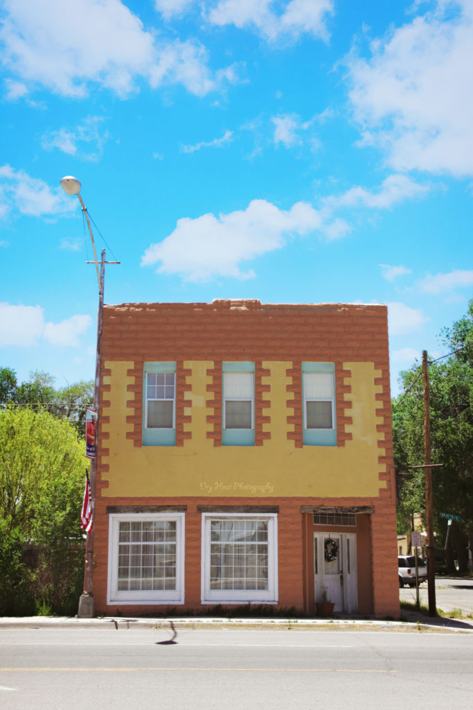 Main street in Estancia, New Mexico.