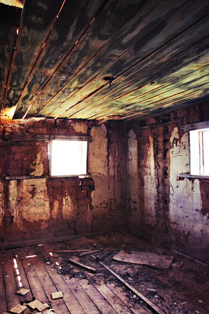 Abandoned house in Cedarvale, New Mexico.