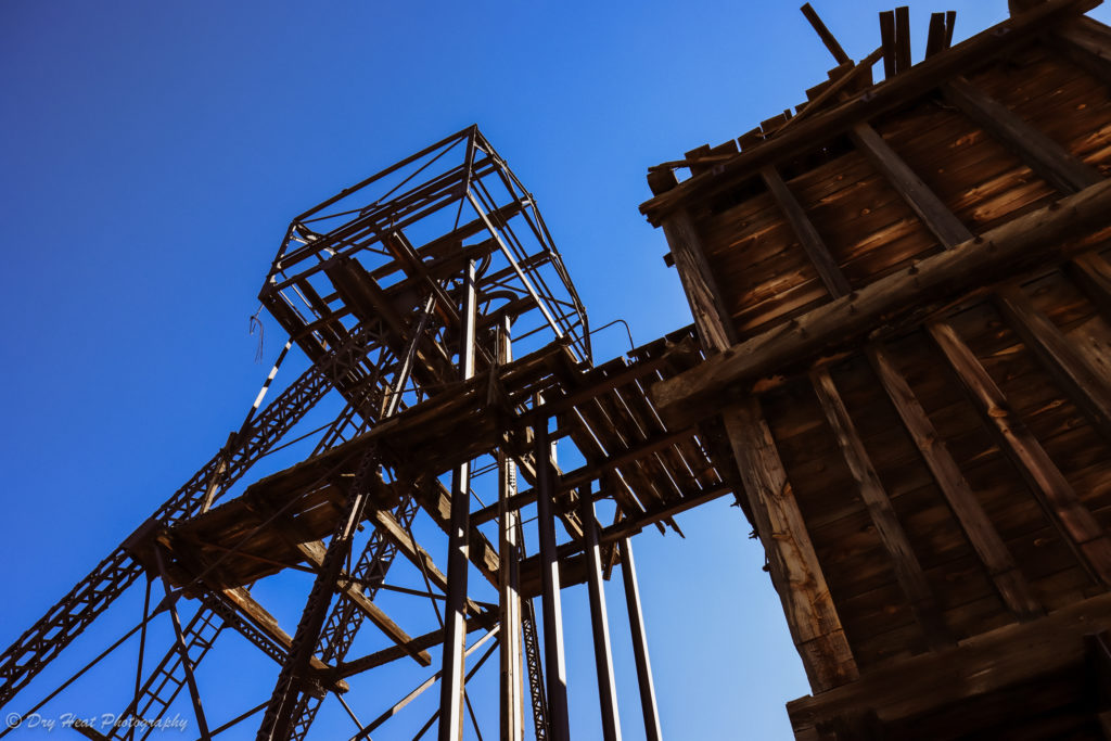 Abandoned mine in Kelly, New Mexico.