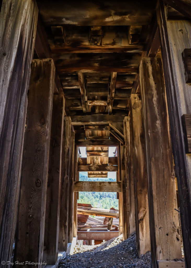 Abandoned mine in Kelly, New Mexico.