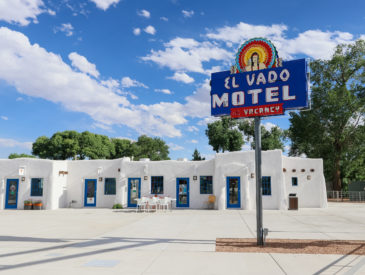 El Vado Motel on Route 66 in Albuquerque, New Mexico.