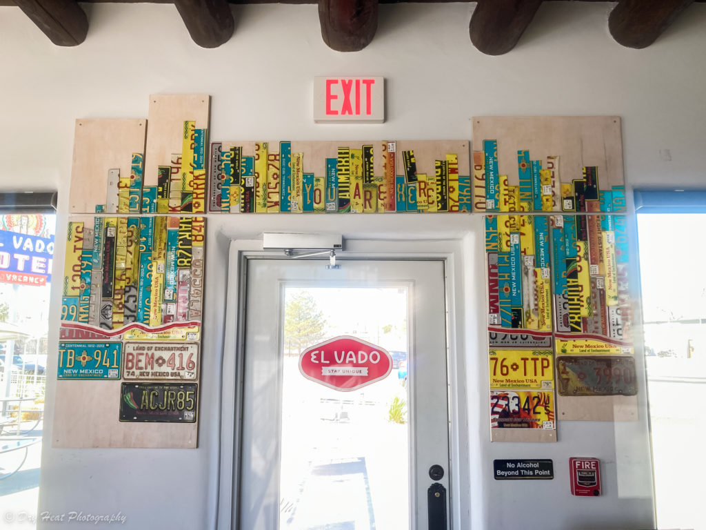 Art installation by Danny Hart at the El Vado Motel in Albuquerque, New Mexico.