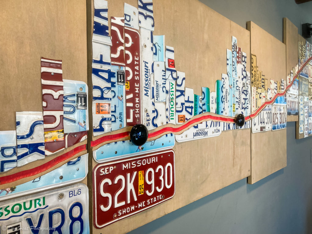 Art installation by Danny Hart at the El Vado Motel in Albuquerque, New Mexico.